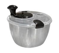 Bosiyrggrl Centrifugador de Ensaladas, Centrifugador de Frutas, Filtro, Centrifugador de Ensaladas para el Hogar, Centrifugador de Lechuga, Lavadora de Frutas, Revestimiento Negro