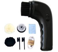 Bosiyrggrl Cepillo Eléctrico para Zapatos, Cepillos para Pulir, Interfaz USB, Carga, Multifunción, Portátil, Alta Potencia y Resistencia.