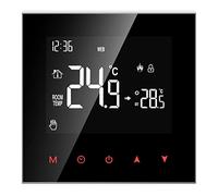 Bosiyrggrl Controlador de Temperatura del Termostato con Pantalla TáCtil LCD, Calentamiento de Agua 3A con Soporte de Sensor Incorporado Al-Exa Home