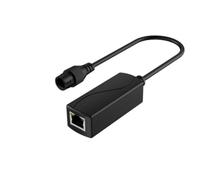 Bosiyrggrl Convertidor Gigabit PoE de 48 V A 24 V, IEEE802.3af/At, Impermeable, con Puerto RJ45 de Salida de 24 V/1 A para Dispositivos Pasivos de 24 V.