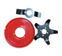 Bosiyrggrl Cuchillas para Desmalezar, Cuchilla Multifuncional para CortacéSped, Reemplazo de Placa de Desmalezado