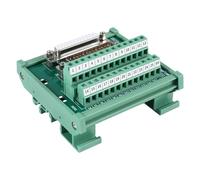 Bosiyrggrl DB25 MóDulo de Interfaz de Montaje en Riel DIN Tablero de ConexióN de Conector Macho/Hembra