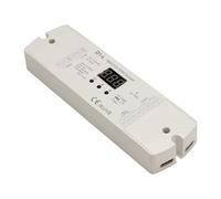 Bosiyrggrl Decodificador DMX512 Monocromo D1-L, 1 Canal X 15 A, 12-24 V CC, Controlador de Frecuencia PWM para Tiras LED de un Solo Color, Direccionable Mediante Pulsadores.