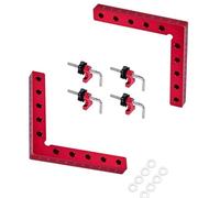 Bosiyrggrl Escuadras de Posicionamiento de 90° Abrazaderas de Ángulo Recto para Carpintería Abrazadera de Esquina Herramienta de Sujeción de Carpintero para Gabinetes