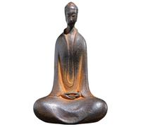 Bosiyrggrl Estatua de Buda, Sencilla Estatua Budista para Decoración del Hogar y el Jardín, Estatuilla de Escritorio Pensante