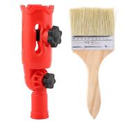 Bosiyrggrl Extensor de Pincel MultiáNgulo con Brocha, ExtensióN para Rodillo de Pintura y Bordeador de Pintura.