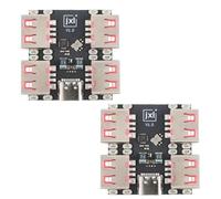 Bosiyrggrl Extensor USB-HUB Tipo C Usbhub USB 2.0 de 4 Puertos, Divisor USB 2.0 A 4 Canales, 40 MB/S