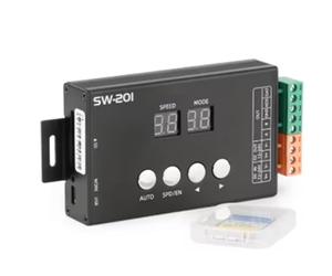 Bosiyrggrl Grabador de Código de Dirección SW201 DMX512, TM512/SM16512/UCS512/GS8512, Etc., para Grabadores de Código DMX512