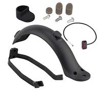 Bosiyrggrl Guardabarros Trasero Guardabarros + Soporte + Gancho + Luz Trasera para Scooter EléCtrico M365