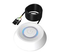 Bosiyrggrl Interruptor de Escritorio para Computadora, 1,8 M, Cable de Extensión con Botón de Luz LED de Encendido y Apagado Externo para Placa Base de PC, Interruptor de Arranque Redondo B