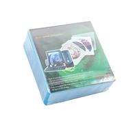 Bosiyrggrl Juego de 100 CD/DVD de Doble Cara, Resistente A Arañazos y Al Polvo, con Ranura para CD, Color