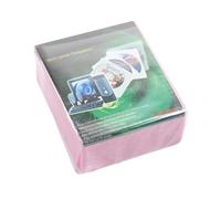 Bosiyrggrl Juego de 100 CD/DVD de Doble Cara, Resistente A Arañazos y Al Polvo, con Ranura para CD, Color Rosa.