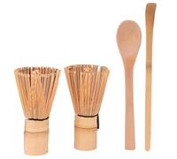 Bosiyrggrl Juego de Batidor de Bambú para Matcha, Chasen Japonés Tradicional Hecho A Mano, Kit para Preparar Auténtico Té Matcha