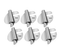 Bosiyrggrl Kit de Herramientas de Costura: Prensatelas Universales de 6 Piezas para Dobladillos, Apto para Tubos de Dobladillo de 3 A 8 mm con Rodillos de Borde en Espiral.