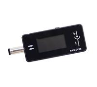 Bosiyrggrl KWS-DC28 Pantalla Digital TFT HD de 0,96 Pulgadas, Amperímetro de Voltaje CC, Medidor de Potencia, Comprobador de Carga de Teléfonos Móviles, Detector para Electricistas