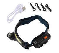 Bosiyrggrl LáMpara de Luz de Cabeza LED Recargable, Linterna de Luz de Cabeza de 1000 LúMenes con Sensor de Movimiento, con 4 Clips de para Acampar, Senderismo