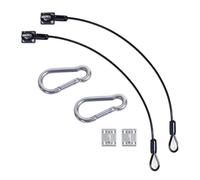 Bosiyrggrl Las Correas Se Fijan Al de Basura A Prueba de Oso Negro. Funciona Muy Bien para Osos, Mapaches, Lagartos Zarigüeyas, de Tapa de Cubo de Basura de Animales