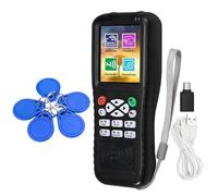 Bosiyrggrl Lector y Escritor de Tarjetas Inteligentes RFID NFC X100 + 5 Llaveros CUID, Duplicador RFID, Programador de Tarjetas IC, Copiadora de Claves Cifradas