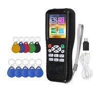 Bosiyrggrl Lector y Escritor de Tarjetas Inteligentes RFID NFC X100 + Duplicador de RFID de 5 UID/5200, Programador de Tarjetas de Identificación con IC, Copiadora de Claves Cifradas