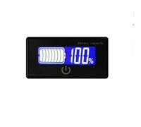 Bosiyrggrl Li-Ion Lifepo4 Lead Acid Battery Voltage Tester DC 8-100V Capacity Indicator Digital Voltmeter Temperature Monitor 12V 24V 48V