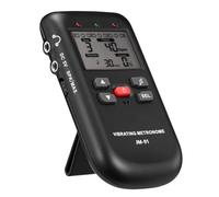 Bosiyrggrl Metrónomo Vibrante con Ritmo Silencioso y Conteo de Voces Masculinas y Femeninas para Practicar Piano, Guitarra, Batería y Ukelele.