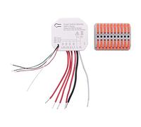 Bosiyrggrl Mini Interruptor de Luz Inteligente WiFi DIY 4 Gang MóDulo de 1/2 VíAs Smart Life/Tuya App Control Remoto InaláMbrico Trabaja con Home