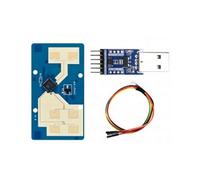 Bosiyrggrl Módulo Sensor de Radar de Seguimiento de Movimiento Humano de Ondas Milimétricas LD2452 de 24 G con Placa CH340 y Detección A Larga Distancia de 6 M.