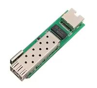 Bosiyrggrl Módulo Transceptor con Convertidor de Medios Mini RPOE de 1,25 G, Entrada Tipo C de 5 V CC, 1 Ranura, 1 Conmutador de Fibra Ethernet RJ45, A