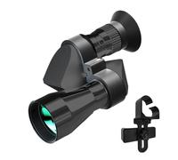 Bosiyrggrl Monocular Compacto de Mano con Prisma BAK4 y Clip para Teléfono Móvil para Viajes y Turismo