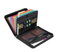 Bosiyrggrl Organizador de Documentos en Acordeón Resistente Al Fuego A 220 °F Organizador de Documentos con Cremallera y Pestaña Organizador de Documentos para Documentos A4