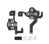 Bosiyrggrl Para PSP3000 Controlador Antiguo, Bandeja para Cables Cinta Izquierdo y Derecho, Bandeja para Película Botones, Bandeja para Película Conductora, Adhesivo para Película Botones.