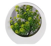Bosiyrggrl Planta Artificial Bonsai con Luz LED Pequeña Maceta de Árbol Planta Falsa Adornos en Maceta Decoración de Mesa para el Hogar