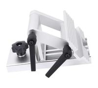 Bosiyrggrl Plantilla de Afilado con Soporte de Repuesto Ajustable, Plantilla de Afilado de Amoladora de Banco de Metal de 6 Pulgada y 8 Pulgada, Soporte de Inglete Deslizante