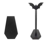 Bosiyrggrl Porta Toallas de Papel con Forma de Murciélago: Decoración de Halloween para Cocina y Baño, Decoración Gótica para el Hogar con Rarezas y Curiosidades.