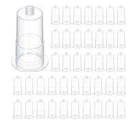 Bosiyrggrl Portaagujas Desechables Transparentes para Entrenamiento de Inyección, Ajuste Universal, Paquete de 200 Unidades