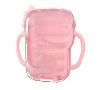 Bosiyrggrl Portabolsas de Comida para Bebés Pequeños: Diseño A Prueba de Derrames y Apretujable con Asas, Se Adapta A la Mayoría de las Bolsas, Color Rosa