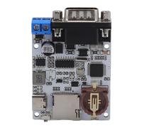 Bosiyrggrl Registrador de Datos en Serie con Marca de Tiempo, Archivo TXT, Tipo C, con 2 Indicadores LED, Módulo de Tarjeta de Memoria Pequeña de 232 bits