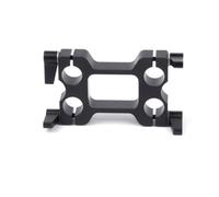 Bosiyrggrl Riel Soporte para Estudio Luz, Elevador 25 mm con 4 Orificios y Abrazadera Varilla 15 mm, Plataforma DSLR, Seguimiento Enfoque, Trípode para Cámara Película 4K/8K.