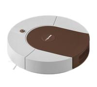 Bosiyrggrl Robot Aspirador Automático de Fregado Inteligente para el Hogar, Barre en Seco y Húmedo, Ultrafino, Color Marrón.