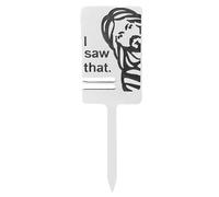 Bosiyrggrl Señal de Personaje con Soporte para Bolsa, Señal de Césped para Perros, Limpie los Desechos de Su Mascota