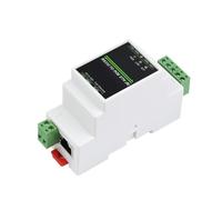 Bosiyrggrl Servidor Serie Industrial Convertidor RS232 A Ethernet RJ45 IP con Montaje en Riel PoE