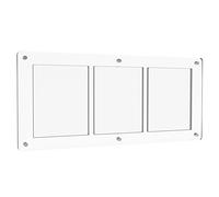 Bosiyrggrl Soporte de Tarjeta AcríLico de Marcos Soporte de ExhibicióN de Tarjeta Transparente MagnéTico 35PT Ladrillo de Tarjeta Universal para Almacenamiento de Tarjetas Raras