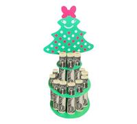 Bosiyrggrl Soporte para Efectivo Organizador de Madera para Navidad, Soporte para Dinero Hecho una Mano, Colgante, Desmontable, para Vivir A