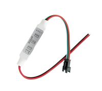 Bosiyrggrl SP002E Mini RGB LED Controlador de 3 Teclas DC 5-24V Inteligente de Agua Corriente Ilusión LED Controlador de Luz de Tira