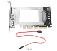 Bosiyrggrl Tarjeta Adaptadora de Expansión U2X16 PCIE3.0 X4X16-U.2 Tarjeta Adaptadora SFF8639 Tarjeta de Expansión Multifuncional Compatible con SSD U.2,B