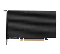 Bosiyrggrl Tarjeta Adaptadora M.2 NVME una PCIe 4.0 X16, Admite 4 NVMe M.2 2280, Admite IncursióN de BifurcacióN