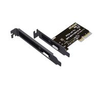 Bosiyrggrl Tarjeta Adaptadora PCIe 5.0 X4 A OCuLink SFF-8612. Tarjeta Adaptadora Hembra con Chip de Expansión de Alta Velocidad. PCIe 5.0 X4 M.2 Externo.
