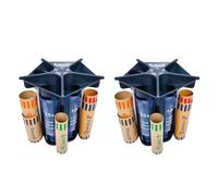 Bosiyrggrl Tubo Clasificador de Monedas para Contador de Monedas, Organizador de Monedas Clasificador de Cambio 5 en 1, Rodillo de Monedas para Máquina Contadora de Cambios