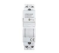 Bosiyrggrl Tuya Smart Life ZigBee 16A Din Rail 1P Interruptor KWh Meter con Monitor de EnergíA Temporizador Soporte App Control Remoto
