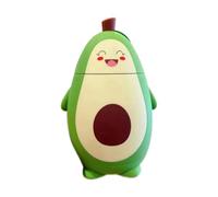 Bosiyrggrl Vaso de Aguacate Portátil con Cuerda de Transporte, de Agua con Aislamiento de Doble Capa para Estudiantes, Botella de Agua Potable de Regalo, Corazón de Niña, A